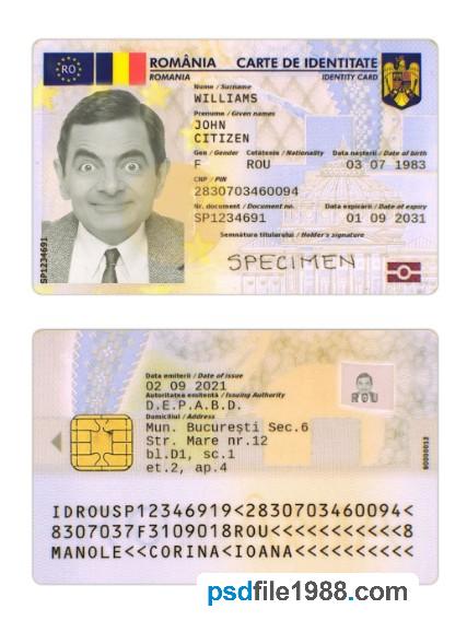Romania ID Card 2019-Present
